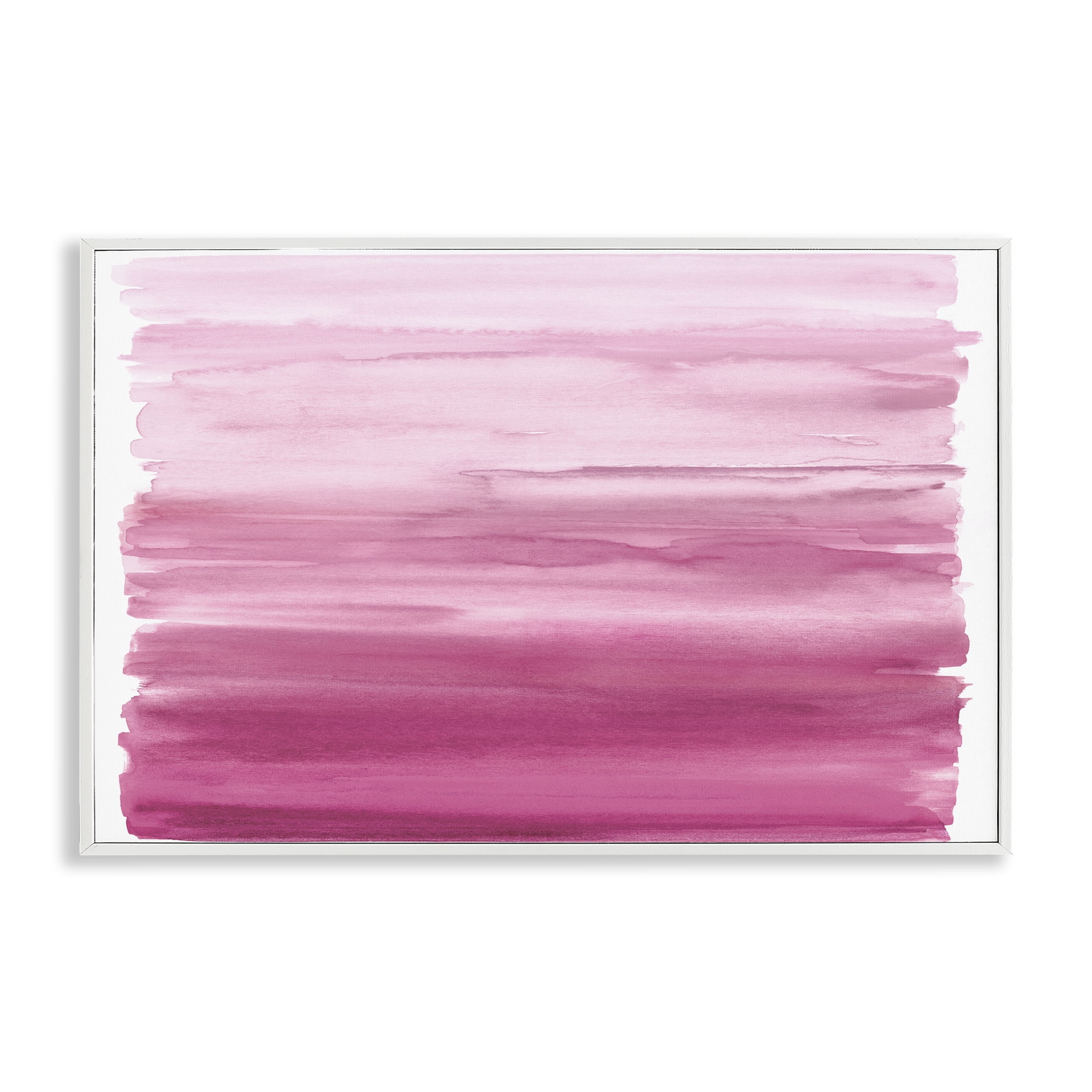 Stupell Industries Ombre Pink Blush White Framed Giclee Art, design by Allie Corbin