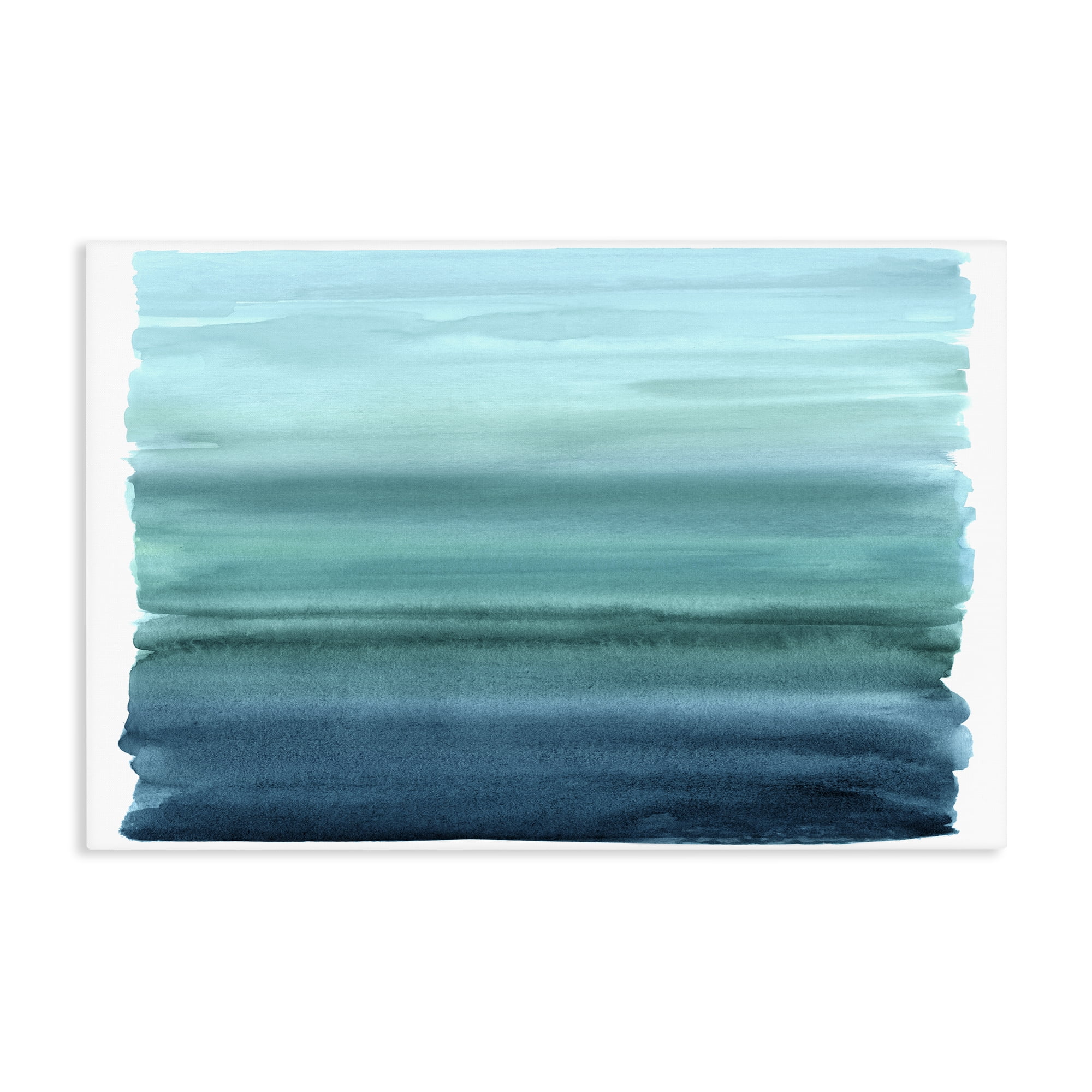 Stupell Industries Ombre Teal Gradient Canvas Wall Art, design by Allie Corbin