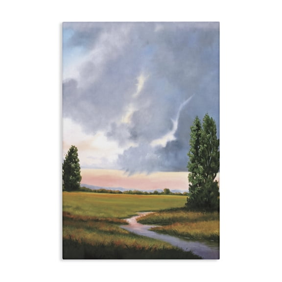 Stupell Industries Ominous Storm Cloud Scenery Canvas Wall Art design by Julie Peterson, 30 x 20