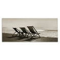 thumbnail image 1 of Stupell Industries On Deck Beach Chairs Coastal Photography Gallery Wrapped Canvas Art Print Wall Art, 24 x 10, 1 of 8