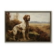 thumbnail image 1 of Stupell Industries On The Hunt Scenery Landscape Painting Brown Floater Framed Canvas Art Print Wall Art, 31 x 21, 1 of 2