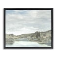 thumbnail image 1 of Stupell Industries Traditional On The Water Landscape Black Floating Frame Canvas Art, 21 x 17, by Christy McKee, 1 of 8