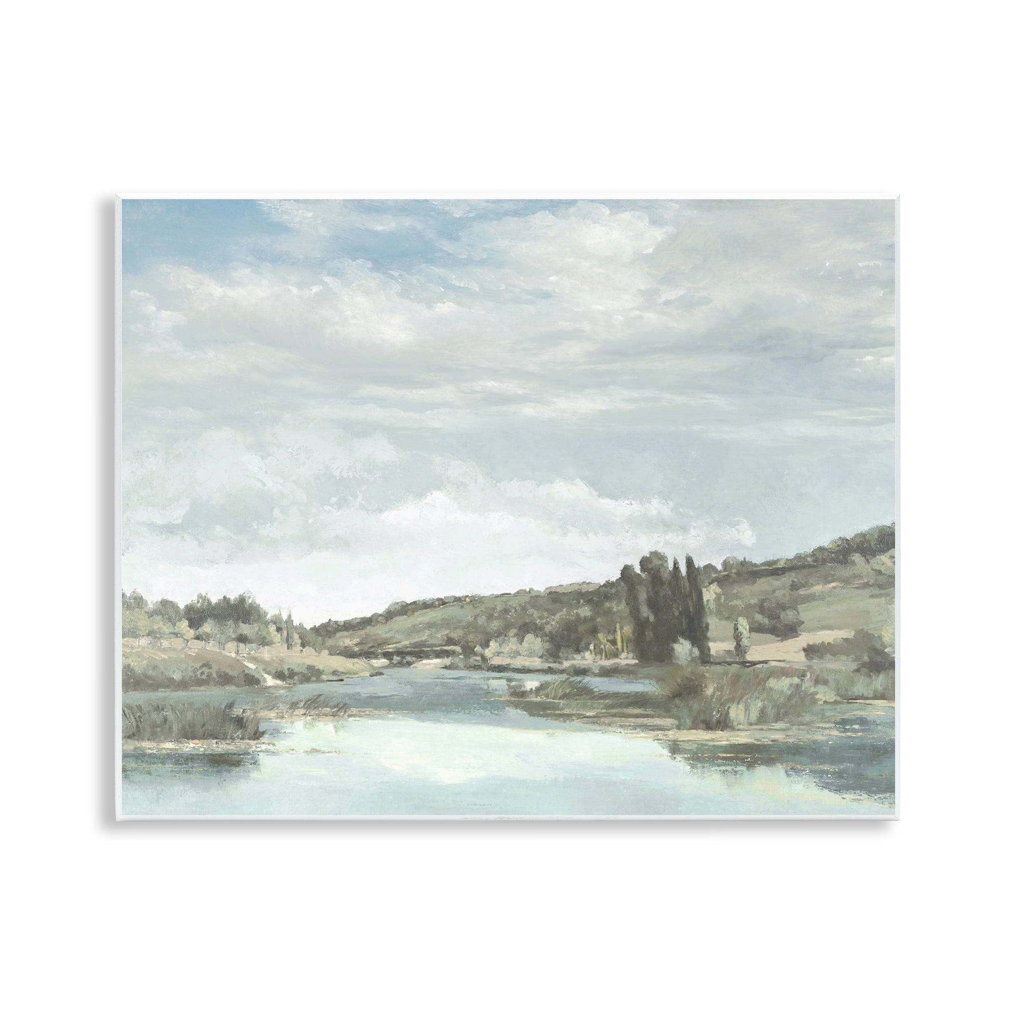 Stupell Industries On The Water Landscape Wall Plaque Art, design by Christy McKee