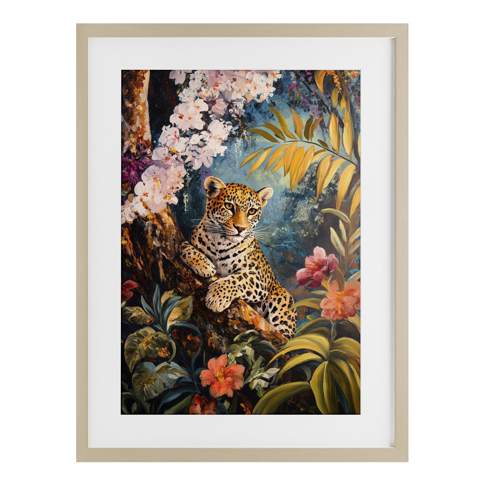 Stupell Industries On The Wild Side Botanicals Birch Framed Print Under Glass, design by Petal Prints Design