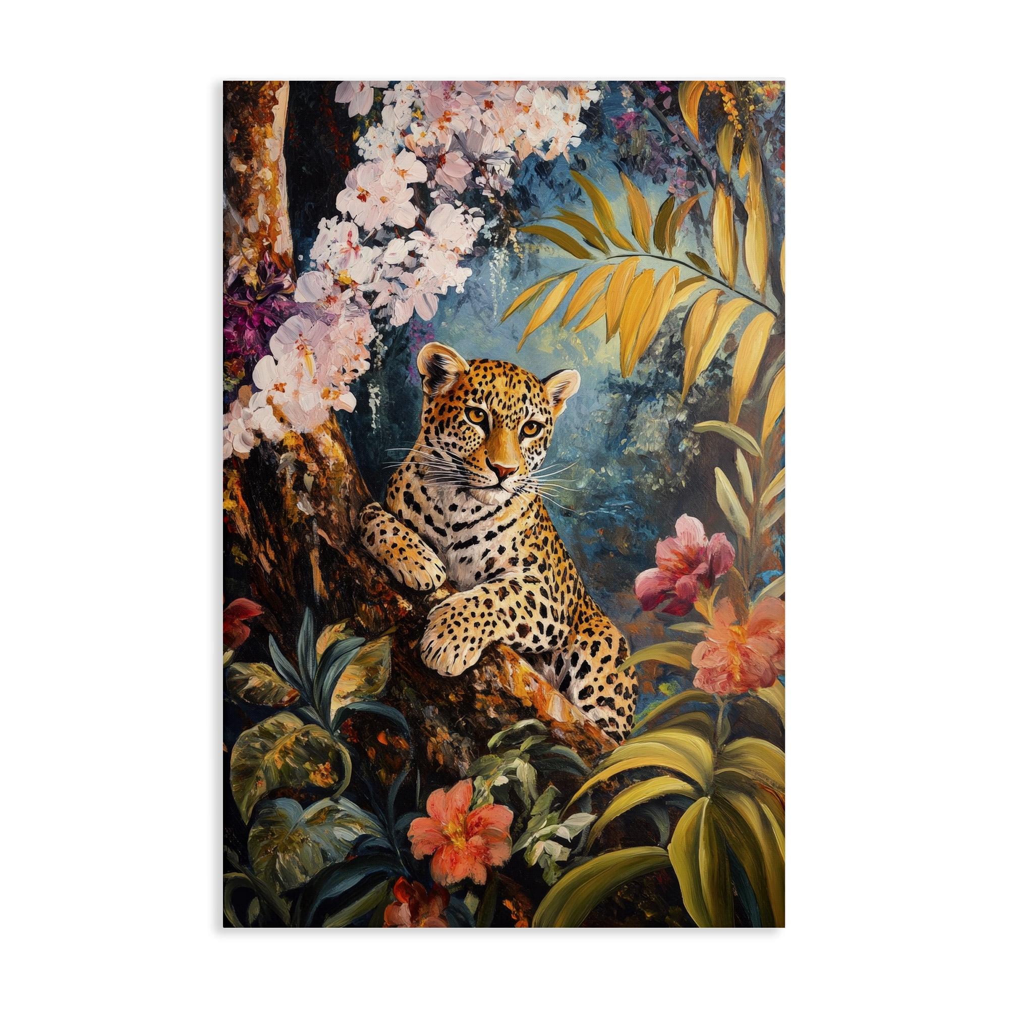 Stupell Industries On The Wild Side Botanicals Canvas Wall Art, design by Petal Prints Design