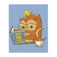thumbnail image 1 of Stupell Industries Contemporary One More Chapter Owl Canvas Art, 24 x 30, by Tobe Fonseca, 1 of 8