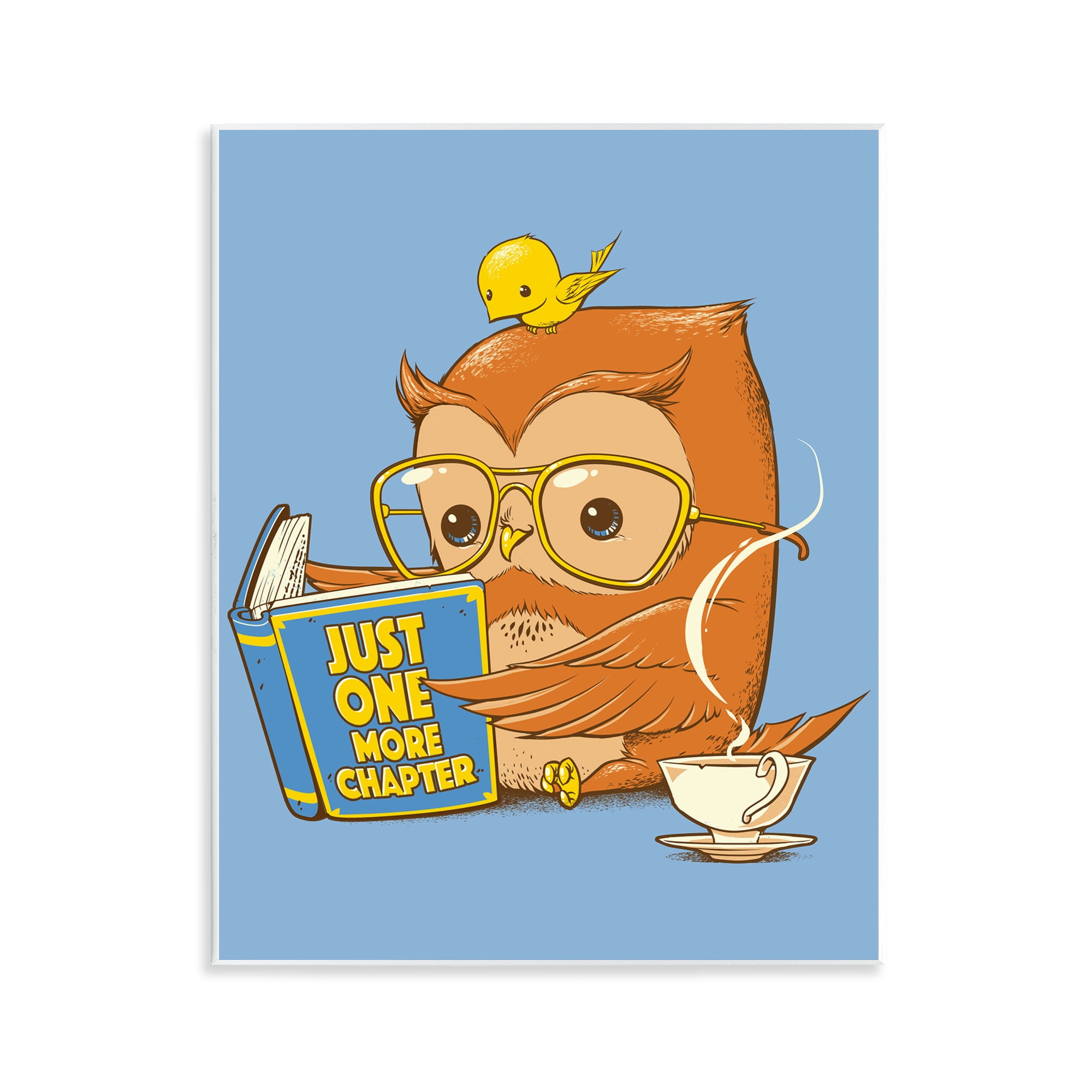 Stupell Industries One More Chapter Owl Wall Plaque Art, design by Tobe Fonseca