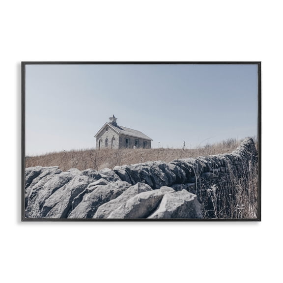 Stupell Industries One Room Schoolhouse Black Framed Giclee Art, design by Nathan Larson