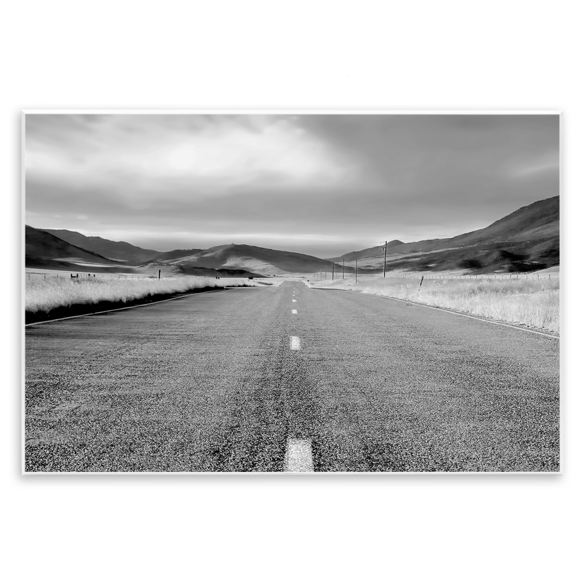 Stupell Industries Open Road Through Rolling Hills Wall Plaque Art, design by Steve Toole