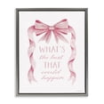 thumbnail image 1 of Stupell Industries Glam Optimistic Best That Could Happen Gray Floating Frame Canvas Art, 17 x 21, by Cindy Jacobs, 1 of 8