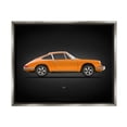 thumbnail image 1 of Stupell Industries Orange Classic Coupe Transportation Painting Gray Floater Framed Canvas Art Print Wall Art, 21 x 17, 1 of 10