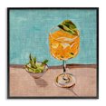 thumbnail image 1 of Stupell Industries Orange Cocktails Still Life Food & Beverage Painting Black Framed Art Print Wall Art, 17 x 17, 1 of 2
