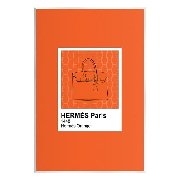 Stupell Industries Orange Fashion Hue Beauty & Fashion Painting Unframed Art Print Wall Art, 10 x 15
