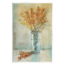 Stupell Industries Orange Sprigs in Vase Botanical & Floral Painting Unframed Art Print Wall Art, 10 x 15