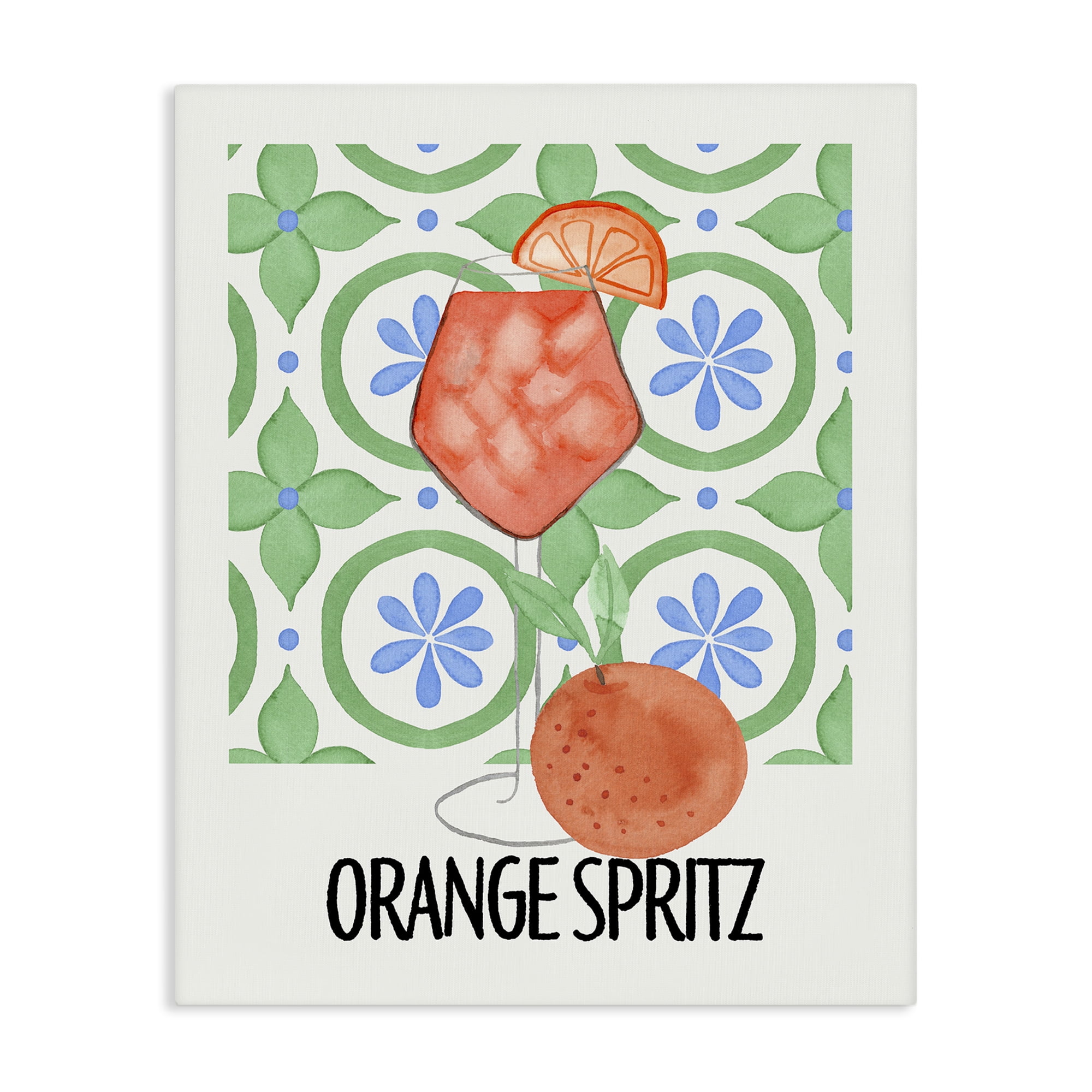 Stupell Industries Orange Spritz On My Mind Canvas Wall Art, design by Nina Jacobs