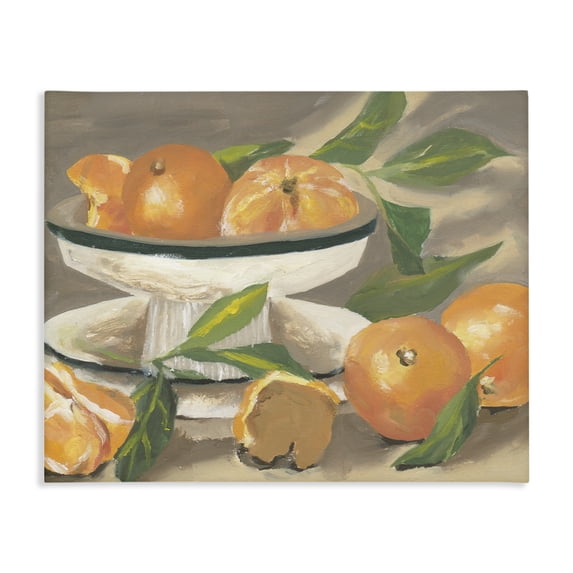 Stupell Industries Modern Oranges in Stillness Canvas Art, 20 x 16, by Melissa Wang