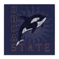 thumbnail image 1 of Stupell Industries Orca State Varsity Animals Painting Wrapped Canvas Art Print Wall Art, 36 x 36, 1 of 8