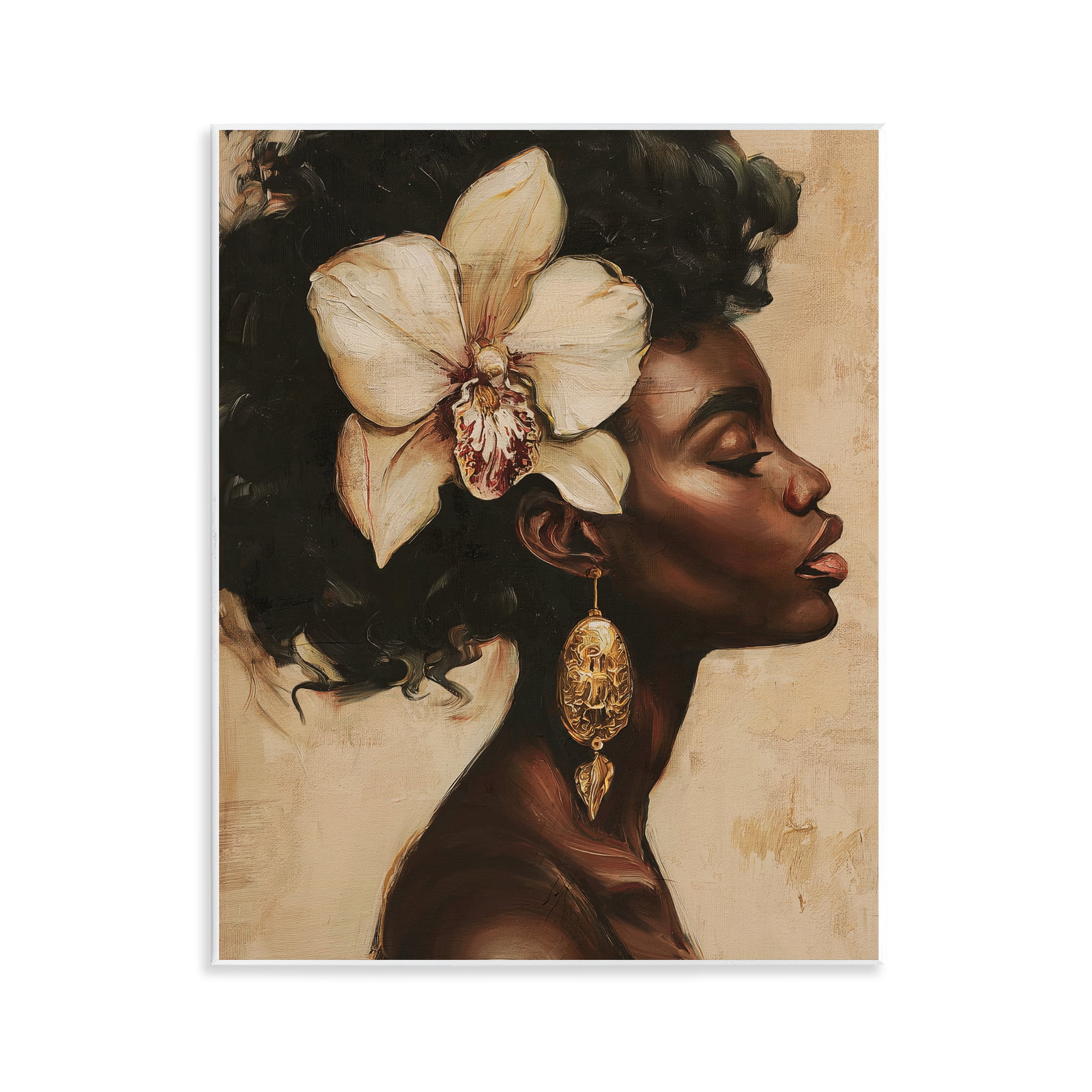 Stupell Industries Orchid Majesty Portrait Wall Plaque Art, design by Svetlana Aleynikova