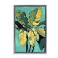 thumbnail image 1 of Stupell Industries Organic Banana Leaves Gray Framed Floater Canvas Wall Art design by 1x, 31 x 21, 1 of 9