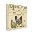 thumbnail image 1 of Stupell Industries Organic Farm Chicken Eggs Vintage Tan Beige Canvas Wall Art by Grace Popp, 1 of 6