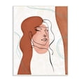 thumbnail image 1 of Stupell Industries Organic Female Portrait Abstract Linework Wall Plaque by Ziwei Li, 1 of 6