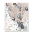 thumbnail image 1 of Stupell Industries Organic Fluid Abstraction Abstract Painting White Framed Art Print Wall Art, 16 x 20, 1 of 2