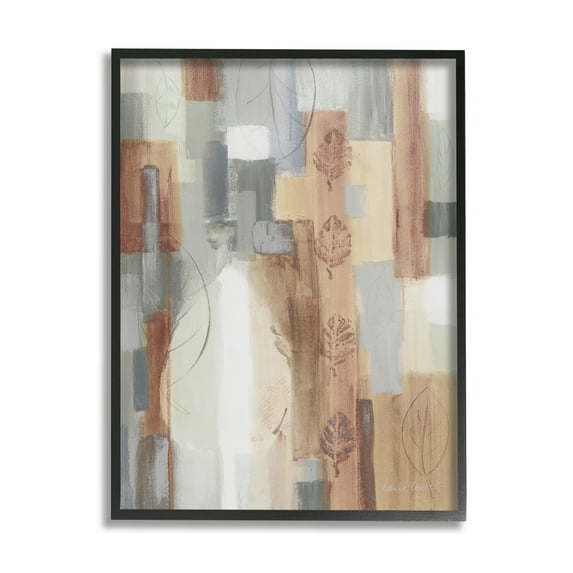 Stupell Industries Organic Leaf Watermarks Intricate Irregular Rectangular Pattern,24 x 30, Design by Lanie Loreth