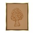 thumbnail image 1 of Stupell Industries Organic Mushroom Detailed Study Graphic Art Metallic Gold Floating Framed Canvas Print Wall Art, Design by Ziwei Li, 1 of 6
