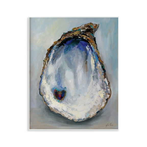 Stupell Industries Organic Oyster Shell Animals & Insects Painting Unframed Art Print Wall Art, 11 x 14