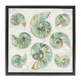 thumbnail image 1 of Stupell Industries Rustic Lodge Organic Saltwashed Shells Black Floating Frame Canvas Art, 18 x 18, by June Erica Vess, 1 of 8