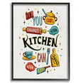 thumbnail image 1 of Stupell Industries Organize Your Kitchen Inspirational Vintage Comic Book Word Design Framed Wall Art by Ester Kay, 1 of 5