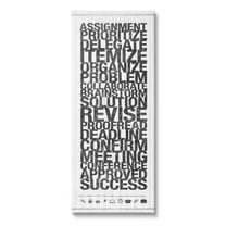 Stupell Industries Organized Success Office List Graphic Art Gallery Wrapped Canvas Print Wall Art, Design by Kristen Emery