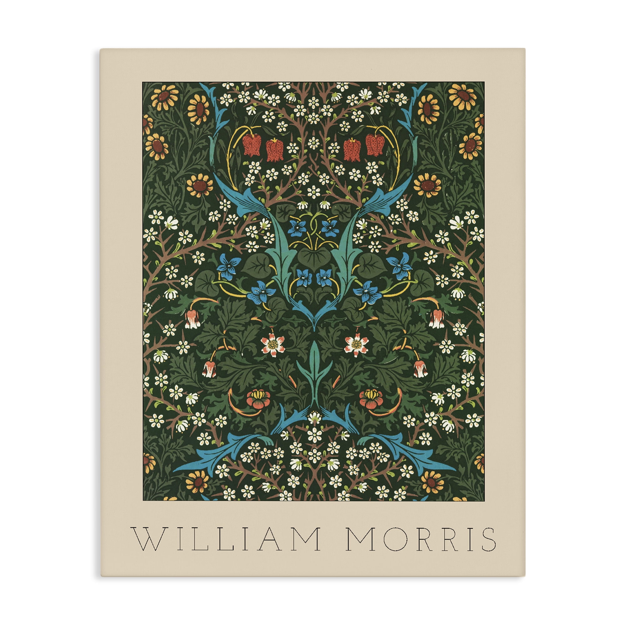 Stupell Industries Ornate Botanicals William Morris Canvas Wall Art, design by Lil' Rue
