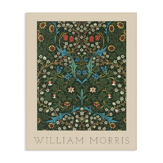 Stupell Industries Eclectic Ornate Botanicals William Morris Canvas Art, 24 x 30, by Lil' Rue
