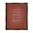 thumbnail image 1 of Stupell Industries Oscar Wilde Fall Quote Inspirational Painting Black Floater Framed Art Print Wall Art, 25 x 31, 1 of 9