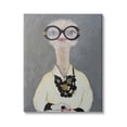 thumbnail image 1 of Stupell Industries Ostrich Bird Wearing Glasses Jewelry Painted Nails, 36 x 48, Design by Coco de Paris, 1 of 7