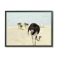 thumbnail image 1 of Stupell Industries Ostrich in Desert Muted Sand Landscape Design by Ziwei Li, 1 of 1
