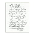thumbnail image 1 of Stupell Industries Our Father Religious Prayer Reading Spiritual Scripture Graphic Art Unframed Art Print Wall Art, Design by Lettered and Lined, 1 of 6