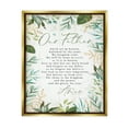 thumbnail image 1 of Stupell Industries Our Father Religious Prayer Religious Painting Gold Floater Framed Art Print Wall Art, 1 of 6
