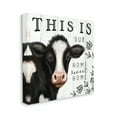 thumbnail image 1 of Stupell Industries Our Home Sweet Home Phrase Dairy Farm Cow Animals & Insects Painting Gallery Wrapped Canvas Print Wall Art, 24 x 24, 1 of 6