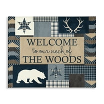 Stupell Industries Our Neck of Woods Motif Canvas Wall Art design by Kim Allen, 16 x 20