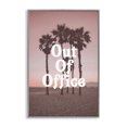 thumbnail image 1 of Stupell Industries Coastal Out Of Office Tropical Escape Gray Framed Giclee Art, 20 x 30, by Lil' Rue, 1 of 8