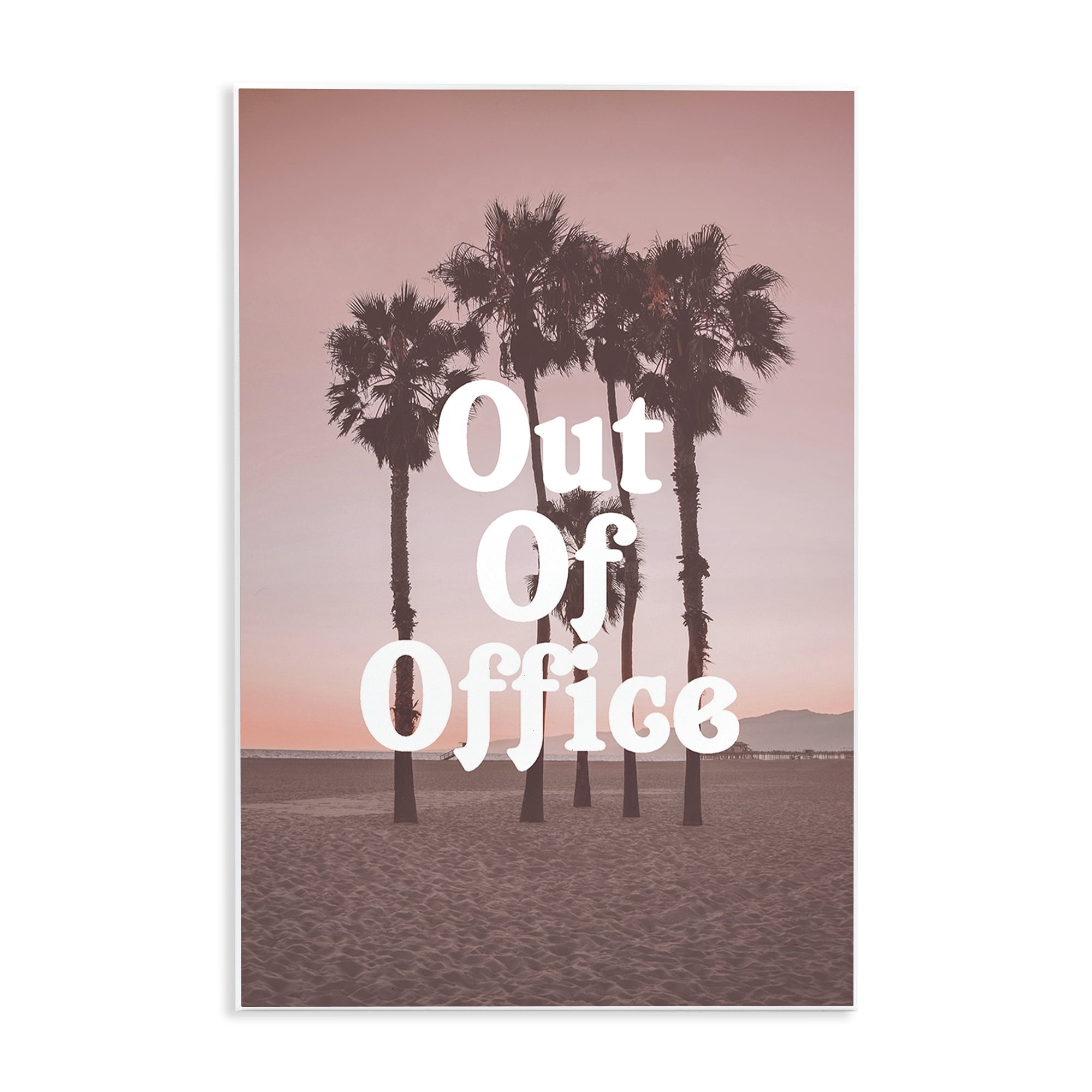 Stupell Industries Out Of Office Tropical Escape Wall Plaque Art, design by Lil' Rue