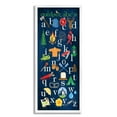 thumbnail image 1 of Stupell Industries Outdoor ABC's Graphic Art White Framed Art Print Wall Art, 13x30, by Stephanie Workman Marrott, 1 of 2