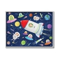 thumbnail image 1 of Stupell Industries Outer Space Alien Adventure Astronaut Rocketship,16 x 20,Designed by Carla Daly, 1 of 7
