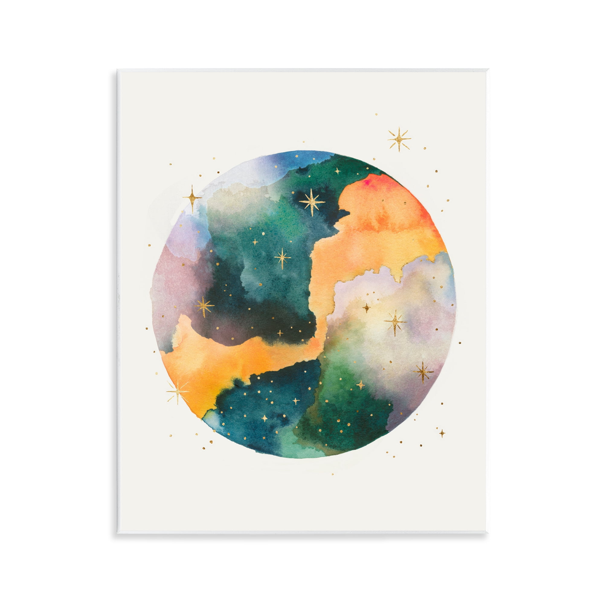 Stupell Industries Outer Space Nebula STEM Painting Unframed Art Print Wall Art, 11 x 14