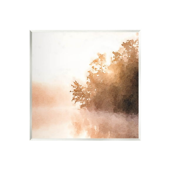 Stupell Industries Overhanging Trees Sunlit Lake View Painting Unframed Art Print Wall Art, Design by Denise Brown