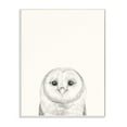 thumbnail image 1 of Stupell Industries Owl Portrait Grey Drawing Design Wall Plaque by Victoria Borges, 1 of 6