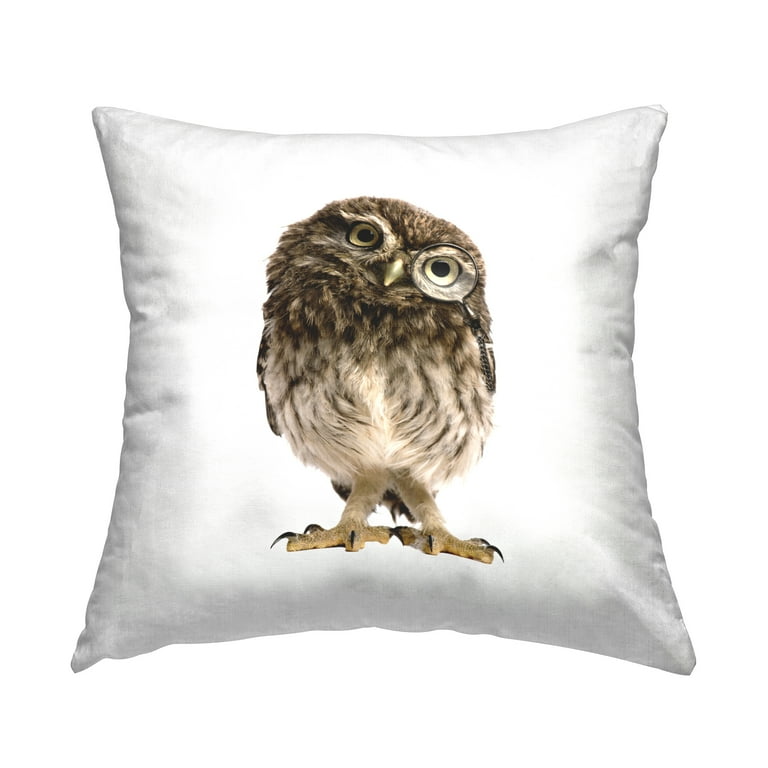 White Portrait Printed Decorative Throw Pillow White Portrait Printed Decorative Throw Pillow