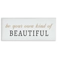 thumbnail image 1 of Stupell Industries Own Kind Of Beautiful Typography Painting White Framed Art Print Wall Art, 24 x 10, 1 of 10